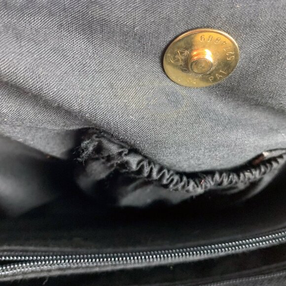 MAGID Multi Colored Striped Wheat Straw Double Wooden Handle Satchel - Picture 11 of 14